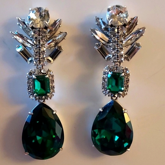 J.Crew crystal earrings - Picture 3 of 4